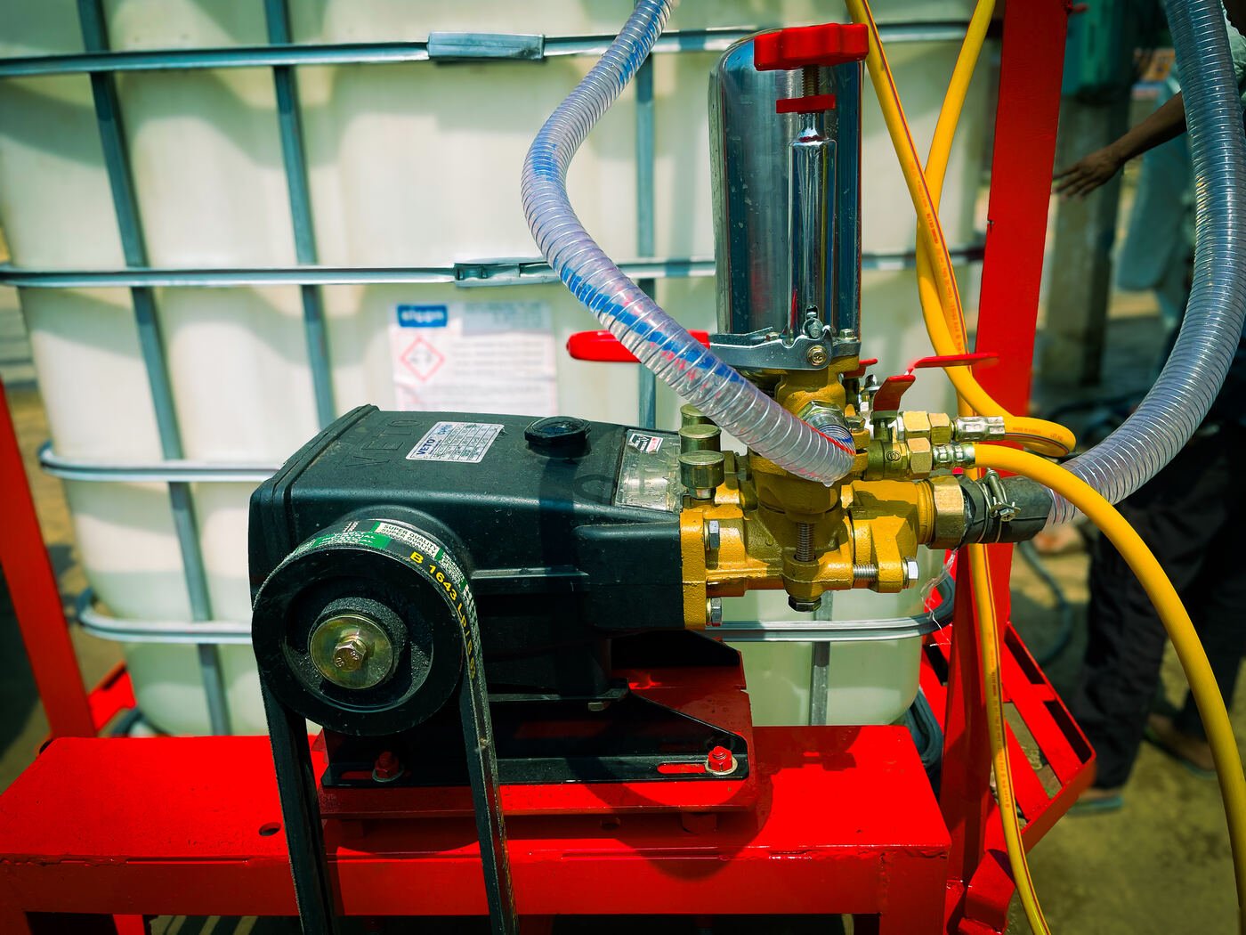 High pressure pump detail